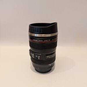 Black Camera Lens Mug
